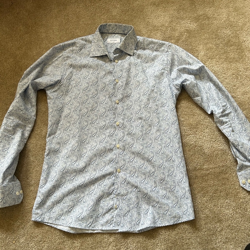 Eton Paisley Dress Shirt -